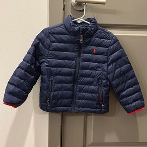 Gently used toddler Polo padded jacket
